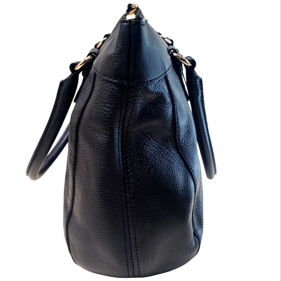 KATE SPADE Berkshire Road Teegan Black Pebbled Leather Shoulder Bag Purse - Picture 3 of 11